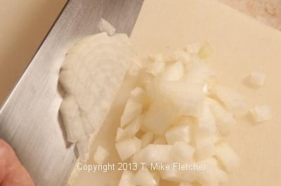 Onion, cut