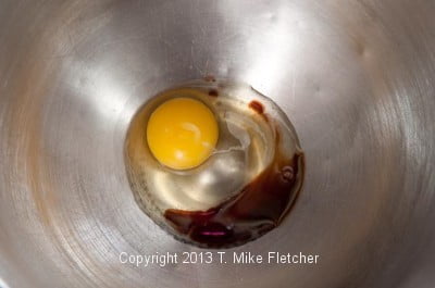 eggs and vanilla in bowl