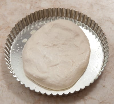 Crust in pan