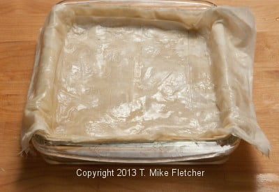 Top Layer of Phyllo on