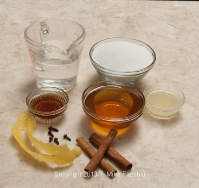 Honey Syrup ingredients