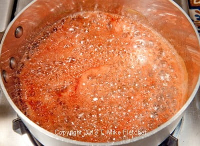 syrup boiling