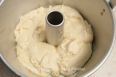 Batter in pan