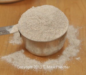 flour overvlowing