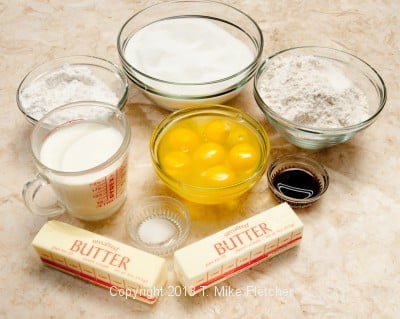 Pound cake ingredients