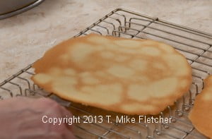 Baked Layer on cooling rack