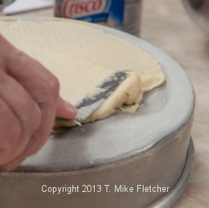 spreading batter