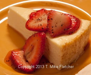 Cheesecake with Strawberries