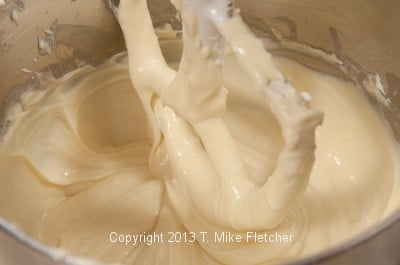 Cream Cheese Layer mixed