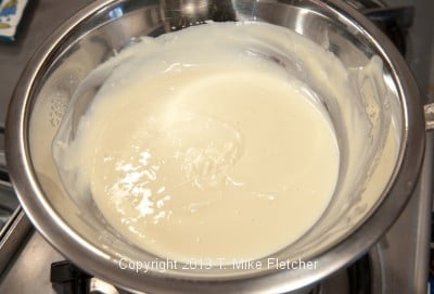 White Chocolate melted