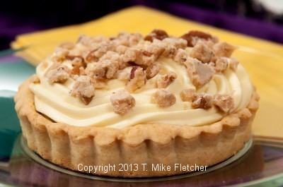 Banana Tart with Rum Pastry Cream