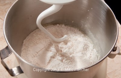 Flour in wet ingredients