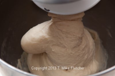 Kneading in mixer 2