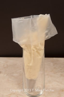Pastry Cream in bag