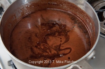 Chocolate submerged