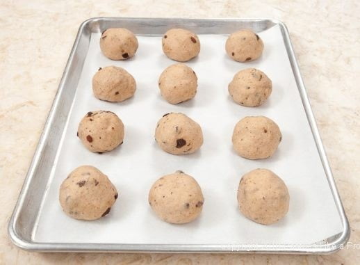 Rolls on tray for Hot Cross Buns