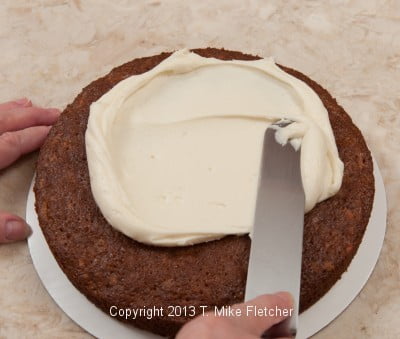 Filling cake layer 