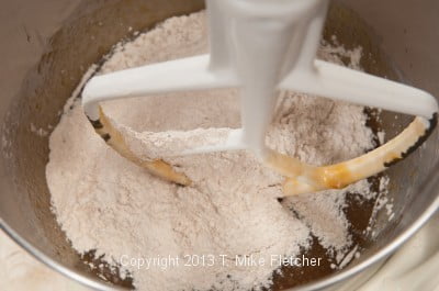 flour in