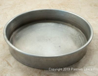 Water bath pan for Ultimate Chocolate Fudge Cake
