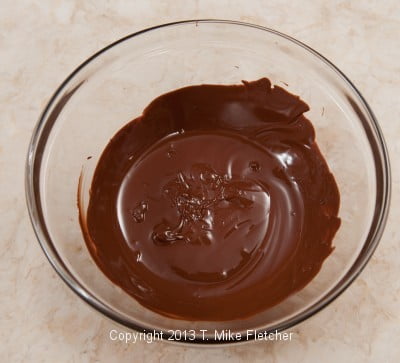 Chocolate for fans melted