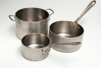 Assorted Saucepans for Baking Equipment and Utensils