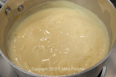 Pastry Cream boiling 2