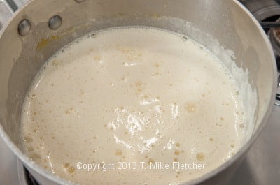 pastry cream boiling 1