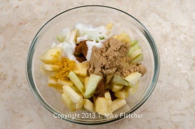 Apple ingred. in bowl