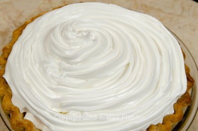 Piped Meringue on top