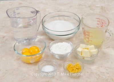 Lemon Filling ingredients