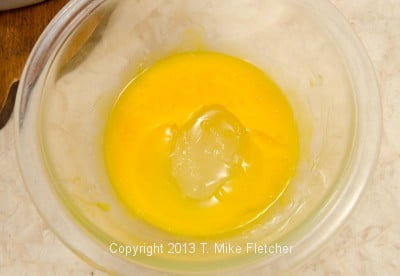 Tempering egg yolks 1