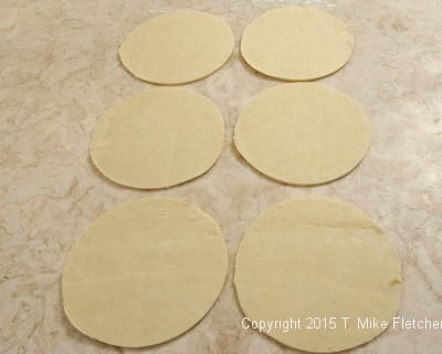 6" circles cut out