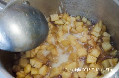 Starch in apples