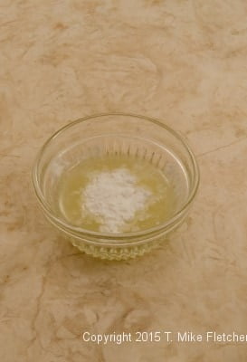 Starch in water