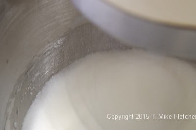 Foamy egg whites