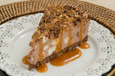 No Bake Rocky Road Cheesecake