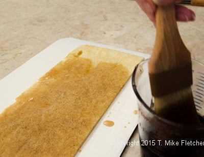 coffee syrup on bottom layer