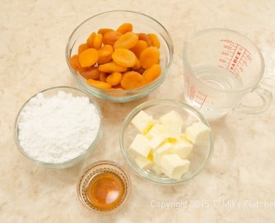 Apricot Filling ingredients for Viennese Apricot Torte