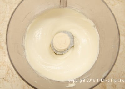 Sour cream processed