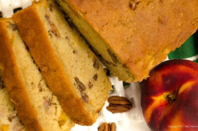 Peach Pecan Quick Bread