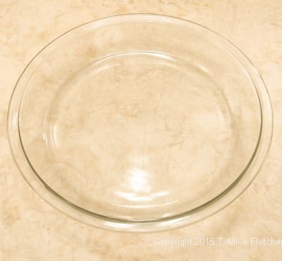 Pyres glass pie plate for Double Banana Caramel Cream Pie