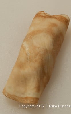 Crepe filled in rolled for Seafood Crepes