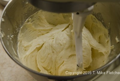 Finished Batter for A Tale of One Cake Layer