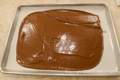 Chocolate spread for TJ's Cowboy Bark