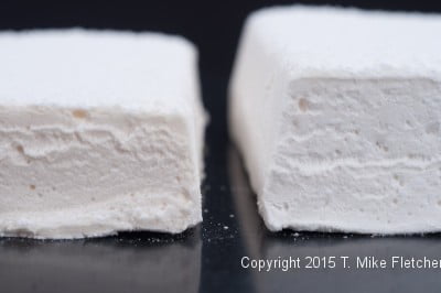 A comparison of two different methods of making marshmallow