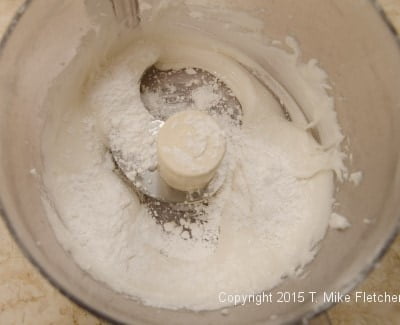 Additional powdered sugar added for Marshmallow Fondant