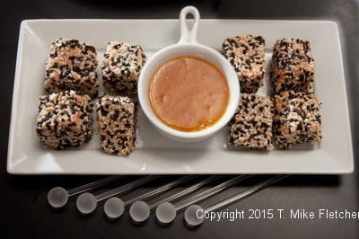 Sesame Salmon for the Last Minute Appetizers