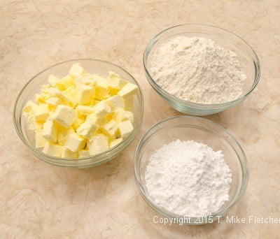Ingredients for Updated Lemon Bars