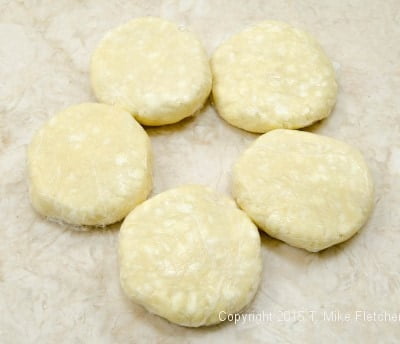 Pastry discs for Apple Crostatas with Pastry Cream