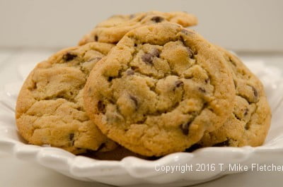 Bowl of chocolate chip cookies for My Perfect Chocolate Chip Cookies